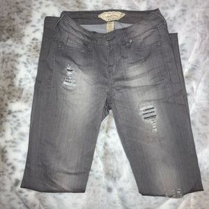 Altard State grayish lavender skinny jeans